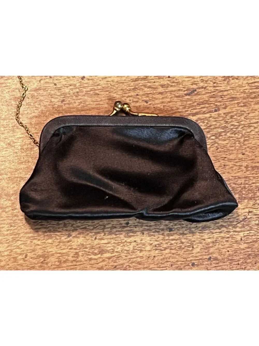 VTG Morris Moskowitz (MM) Black Velvet Clutch w/Coin Purse Evening Formal Gala